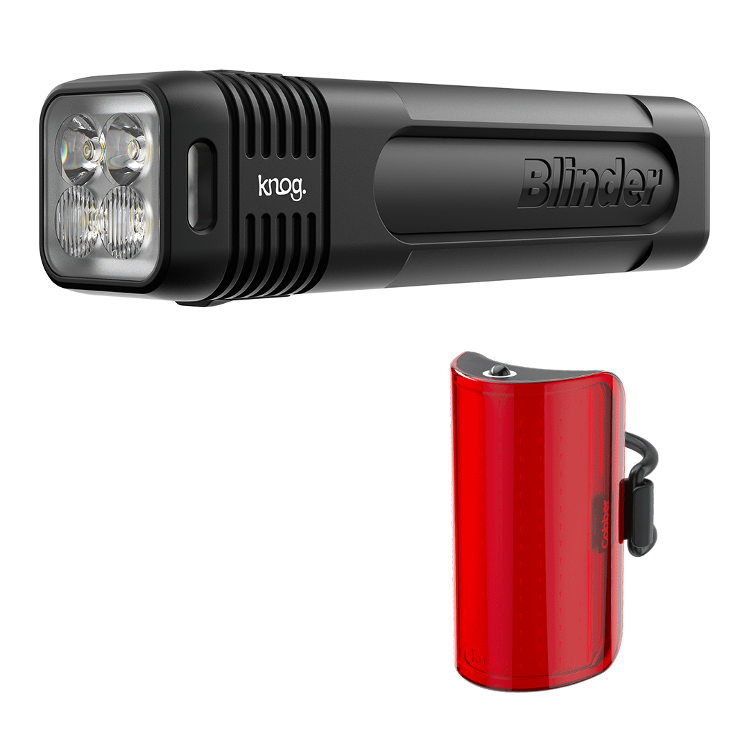 Blinder 900 & Mid Cobber Rear Bike Light Set | Knog US
