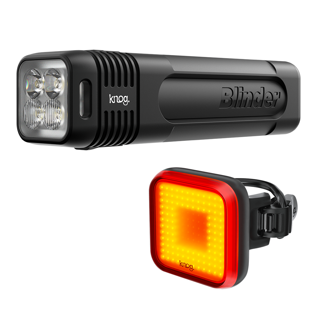 Blinder 900 & Blinder Square Rear Bike Light Set | Knog US Blinder 900 & Blinder Square Rear Bike Light Set | Knog US
