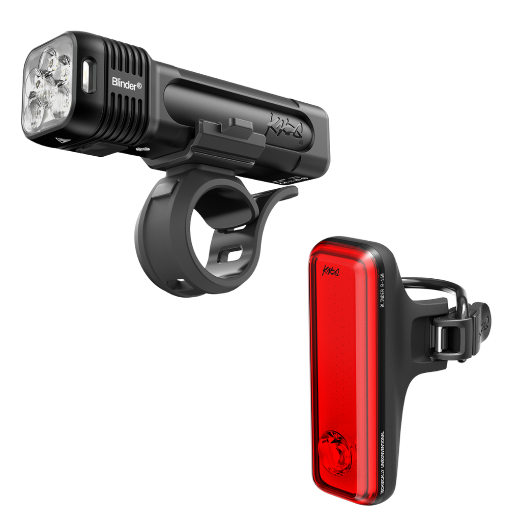 Blinder 1400 & Blinder R-150 Rear Bike Light Set | Knog US Blinder 1400 & Blinder R-150 Rear Bike Light Set | Knog US