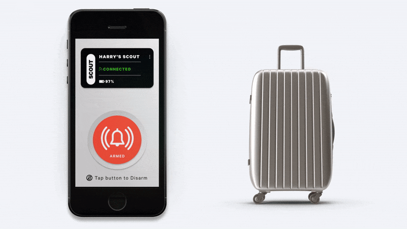 Scout Travel - Luggage Tag, Finder & Alarm – Knog US