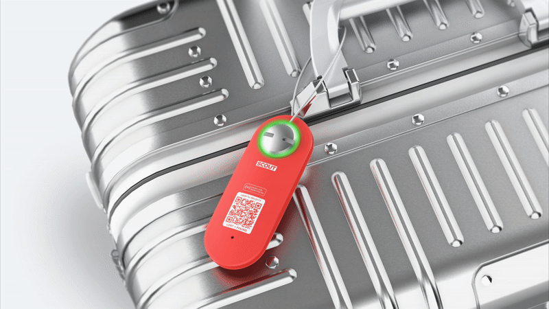 Scout Travel - Luggage Tag, Finder & Alarm – Knog US